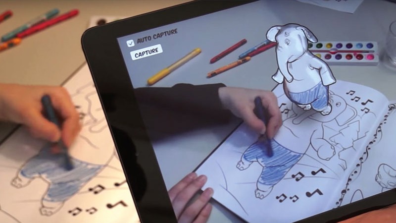 کتاب نقاشی واقعیت افزوده