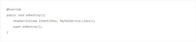 پرداخت پی پال با استفاده از برنامه اندروید 10