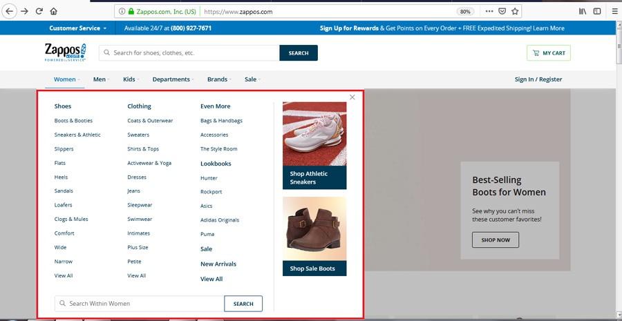 فروشگاه آنلاین زاپوس