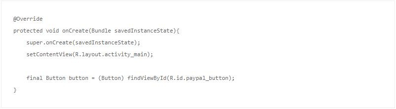 پرداخت پی پال با استفاده از برنامه اندروید 3