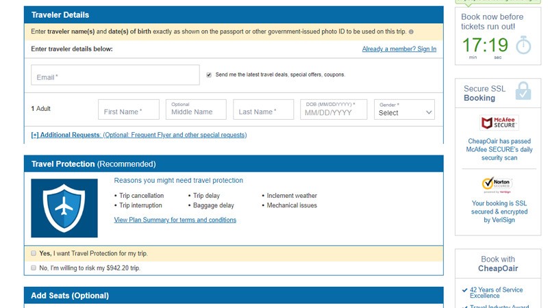 رزرو بلیط هواپیما و هتل در سایت چیپ ایر