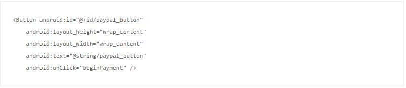 پرداخت پی پال با استفاده از برنامه اندروید 4