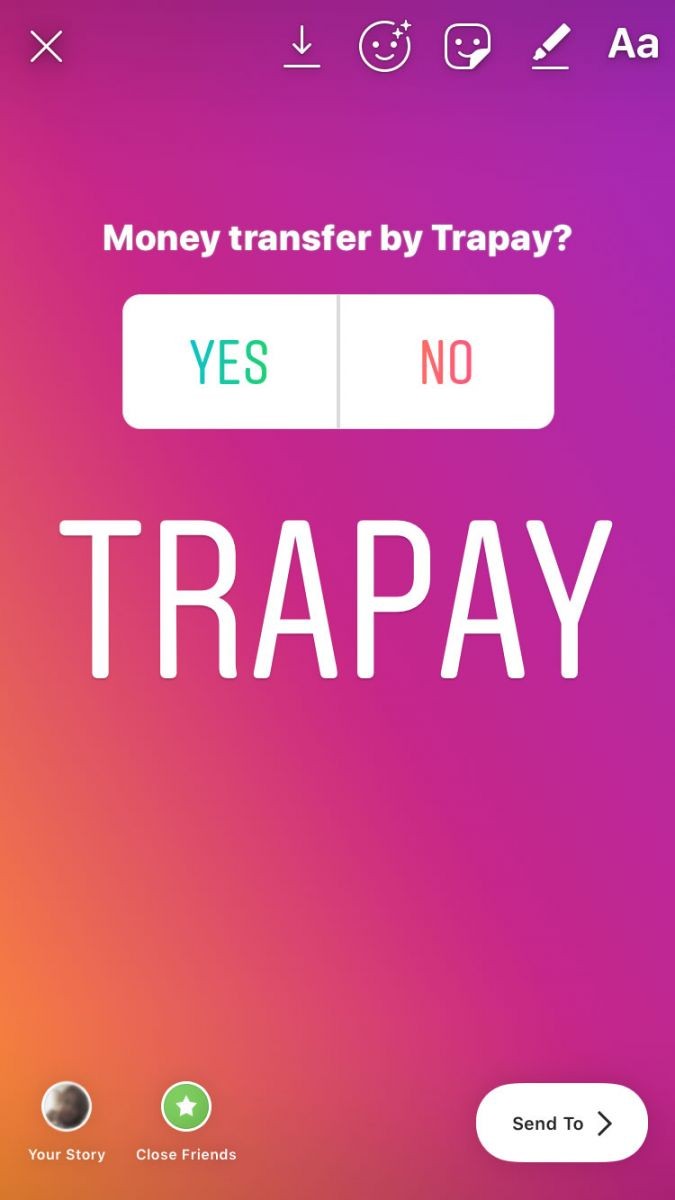 نظرسنجی در استوری اینستاگرام