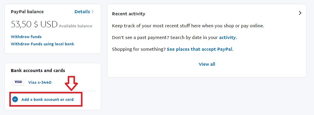 گرفتن اکانت پی پال بدون کردیت کارت