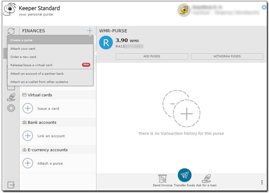 ایجاد کیف پول