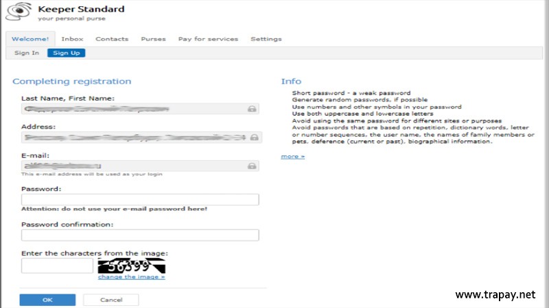 نحوه ثبت نام در وب مانی
