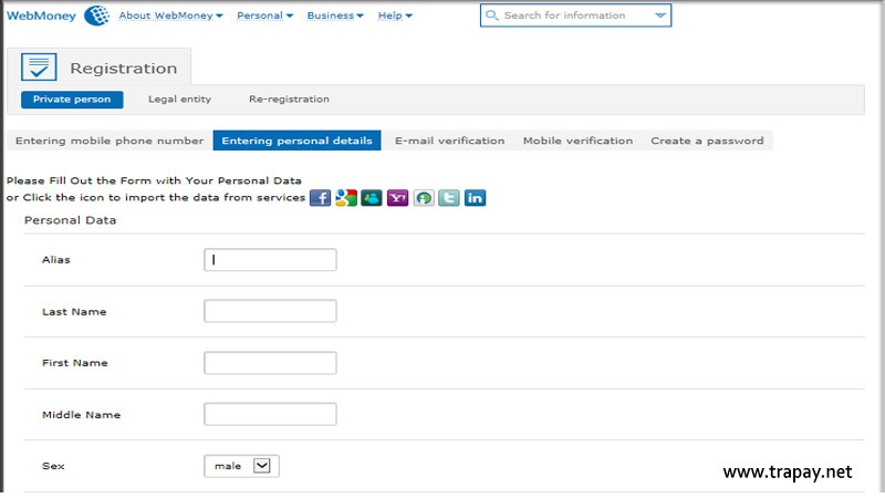 اموزش ثبت نام در وب مانی