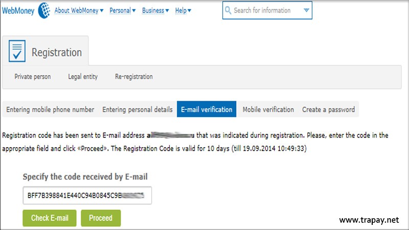 نحوه ساخت اکانت وب مانی
