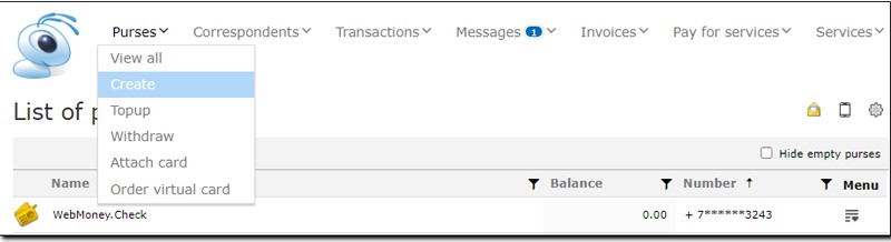 نحوه افتتاح کیف پول وب مانی در WM Keeper WebPro