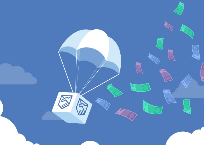 طرح ایردراپ ارز EOS