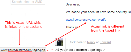 بررسی دقیق لینک در ایمیل برای جلوگیری از هک اکانت پرفکت مانی