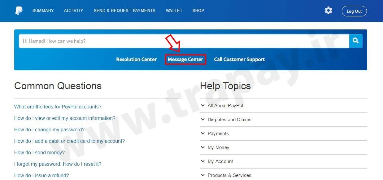 تغییر حساب بیزینس به پریمیر در پی پال
