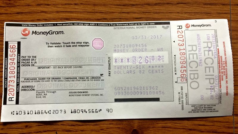 پرداخت با مانی اوردر