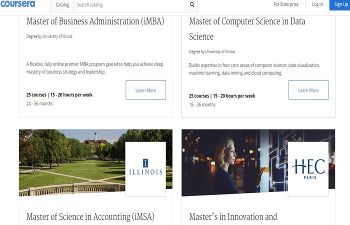 نحوه پرداخت در سایت کورسرا 