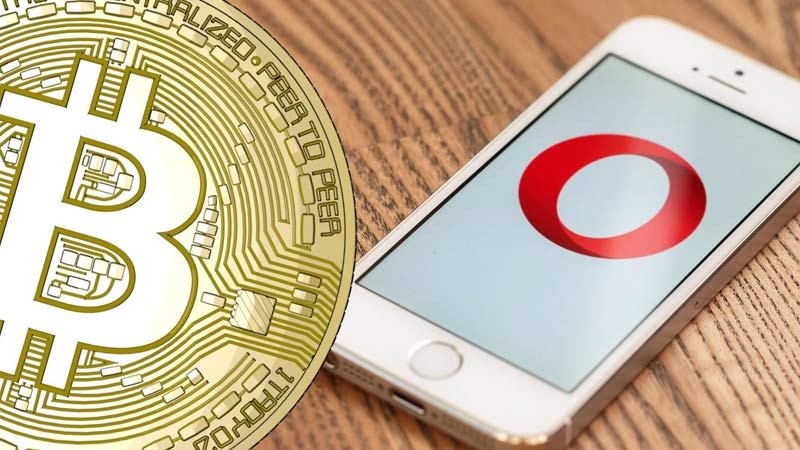 پرداخت مستقیم با بیت کوین در مرورگر اپرا