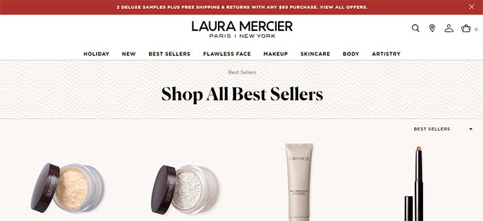 خرید لوازم آرایشی برند لورا مرسیر