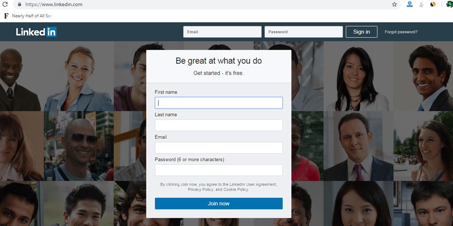 اکانت تجاری در لینکدین (linkedIn)