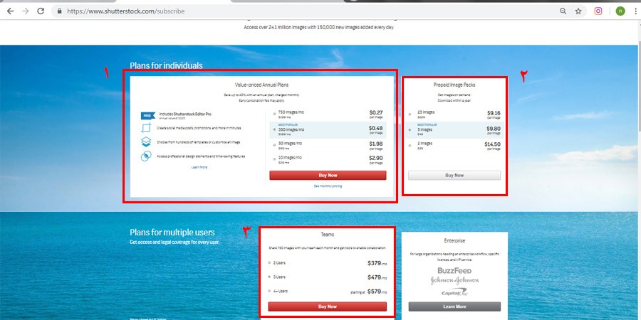 اکانت شاتراستوک (shutterstock)