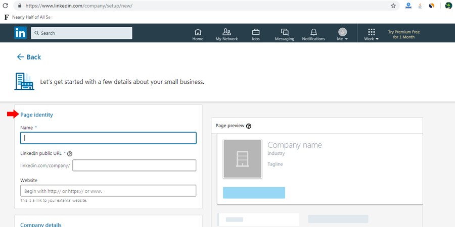 اکانت تجاری در لینکدین (linkedIn)