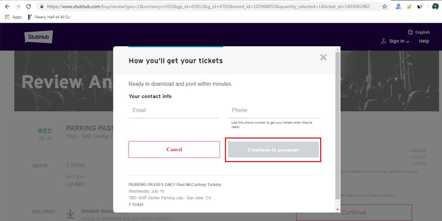بلیط کنسرت‌ های خارجی