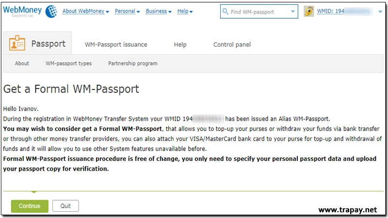 ارتقا حساب الیاس به فرمال