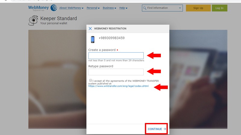 آموزش بازکردن حساب وب مانی