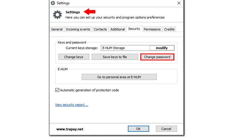 تغییر پسورد وب مانی در وب مانی کیپر وین پرو