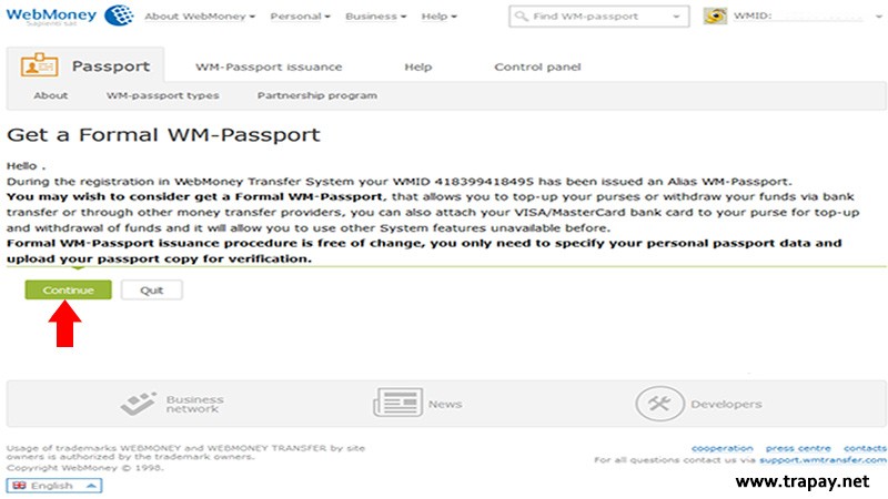 احراز هویت وب مانی